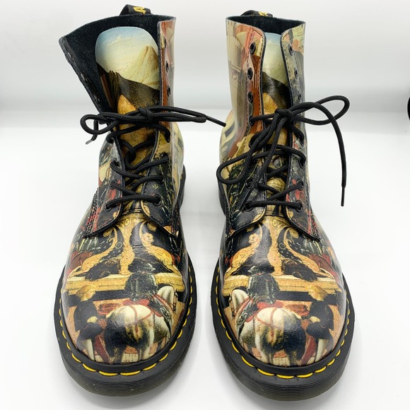 Dr. Martens Men's D'Antonio Pascal Renaissance Leather Boots - Picture 11 of 15